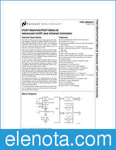 National Semiconductor PC87108 datasheet