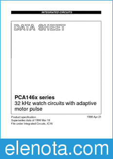 Philips PCA146x datasheet