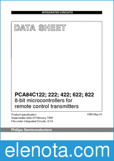 Philips PCA84C122 datasheet