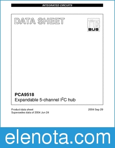 Philips PCA9518 datasheet