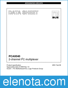 Philips PCA9540 datasheet