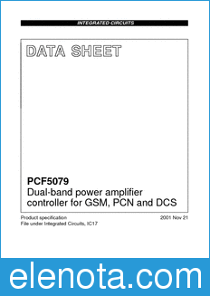 Philips PCF5079 datasheet