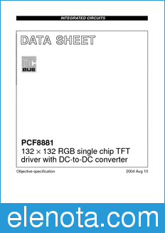 Philips PCF8881 datasheet