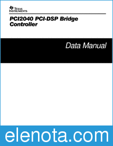 Texas Instruments PCI2040 datasheet