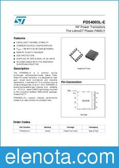 STMicroelectronics PD54003L-E datasheet