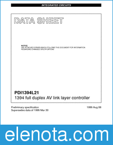 Philips PDI1394L21 datasheet