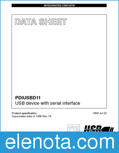 Philips PDIUSBD11 datasheet