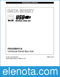 Philips PDIUSBH11A datasheet
