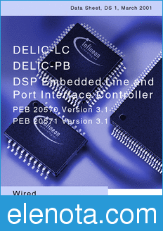 Infineon PEB20570 datasheet