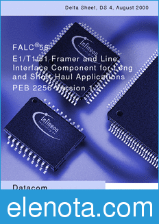 Infineon PEB2256 datasheet