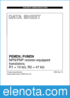 Philips PEMD9 datasheet