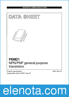 Philips PEMZ1 datasheet