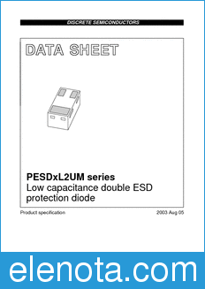 Philips PESDxL2UM datasheet