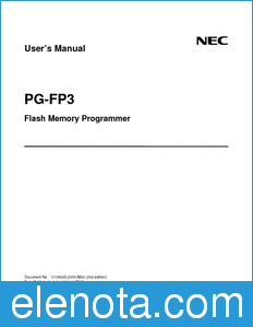 NEC PG-FP3 datasheet