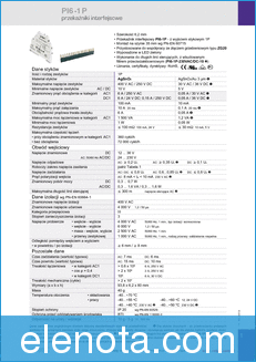 RELPOL PI6-1P-12VDC datasheet