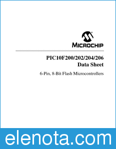 Microchip PIC10F200 datasheet