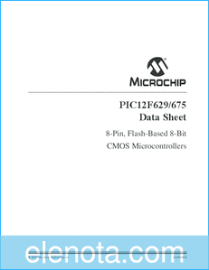 Microchip PIC12F629 datasheet
