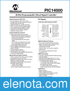 Microchip PIC14000 datasheet