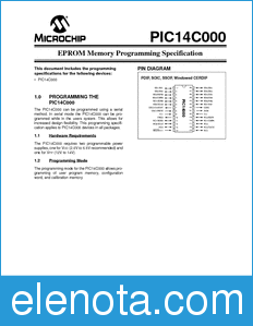 Microchip PIC14C000 datasheet