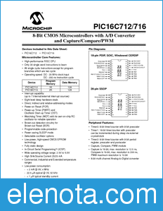 Microchip PIC16C712 datasheet