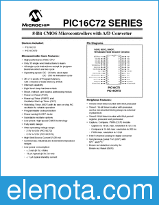 Microchip PIC16C72 datasheet