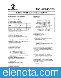 Microchip PIC16C745 datasheet