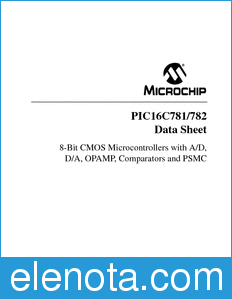 Microchip PIC16C781 datasheet
