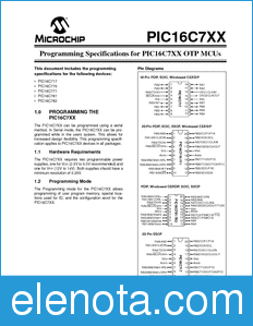 Microchip PIC16C7XX datasheet