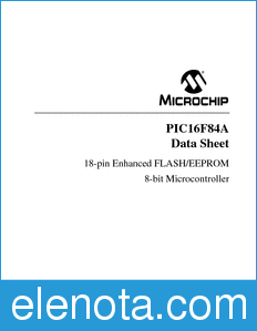 Microchip PIC16F84A datasheet