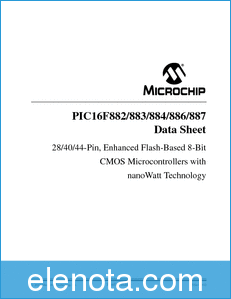Microchip PIC16F882 datasheet