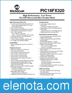 Microchip PIC18FX320 datasheet