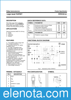 Philips PIP3101-A datasheet