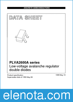 Philips PLVA2600A datasheet