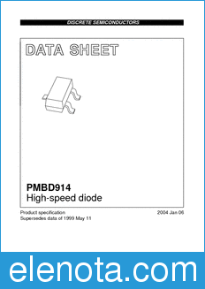 Philips PMBD914 datasheet