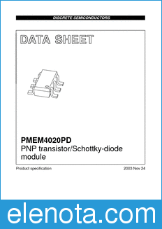 Philips PMEM4020PD datasheet