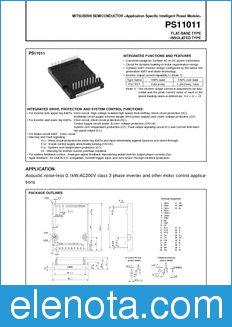 Mitsubishi PS11011 datasheet