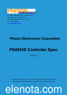 Phison PS24943S datasheet