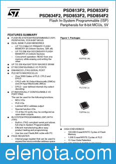 STMicroelectronics PSD813F2 datasheet