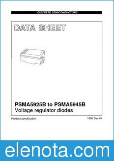 Philips PSMA5925B datasheet