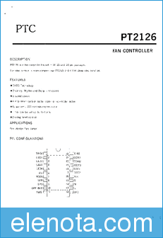 Princeton Technology PT2126-C4A-RSN0-I datasheet