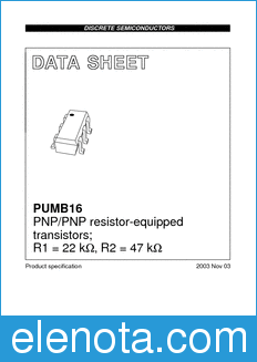 Philips PUMB16 datasheet