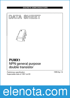 Philips PUMX1 datasheet