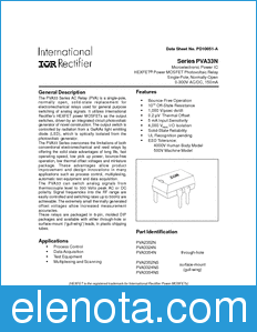 International Rectifier PVA33N datasheet
