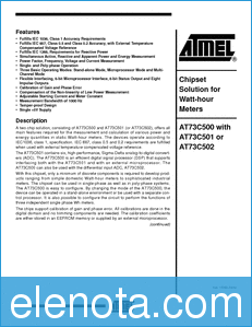 Atmel Power Metering - Datasheet datasheet