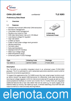Infineon Preliminary datasheet