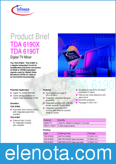 Infineon Product datasheet