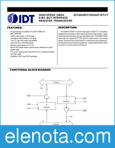 IDT QS29FCT2052T datasheet