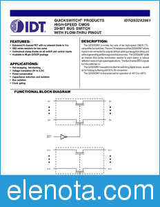 IDT QS32X2861 datasheet