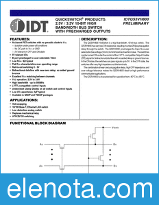IDT QS3VH800 datasheet