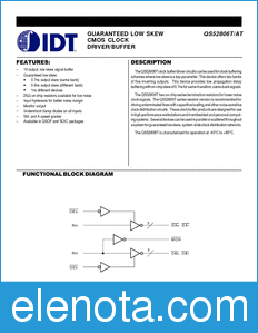 IDT QS52806T datasheet